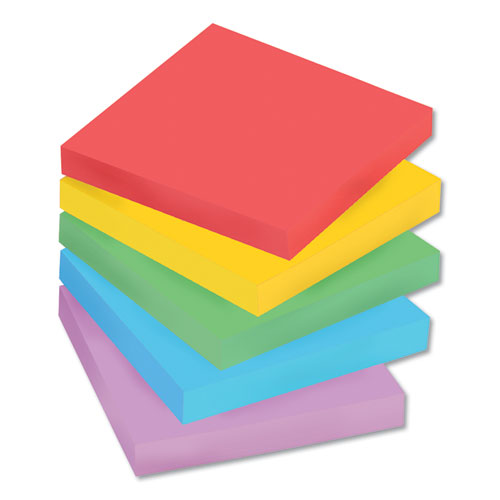Pads In Playful Primary Collection Colors, Note Ruled, 4" X 6", 90 Sheets/pad, 3 Pads/pack