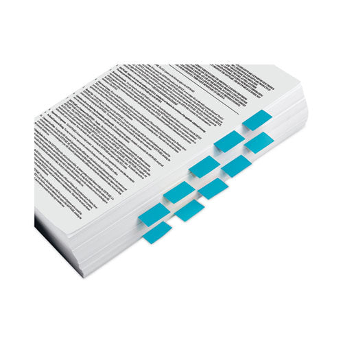 Standard Page Flags In Dispenser, Bright Blue, 100 Flags/dispenser