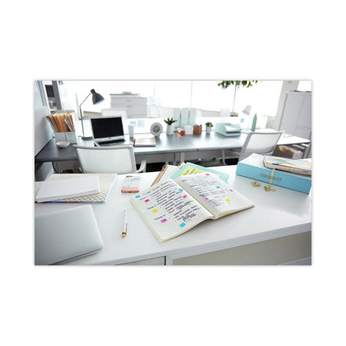 Standard Page Flags In Dispenser, Bright Green, 100 Flags/dispenser