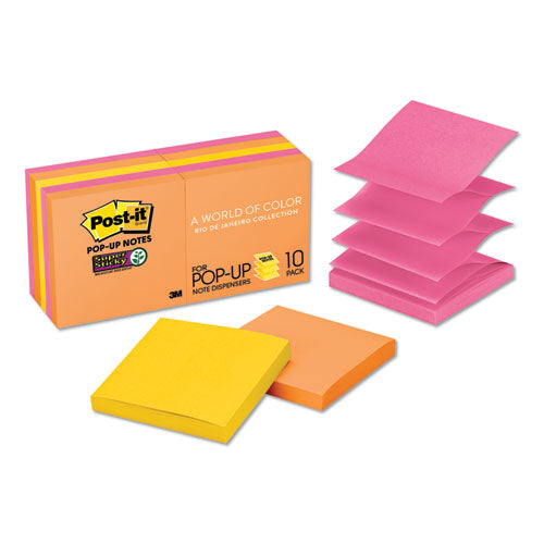 Pop-up 3 X 3 Note Refill, 3" X 3", Canary Yellow, 90 Sheets/pad, 12 Pads/pack