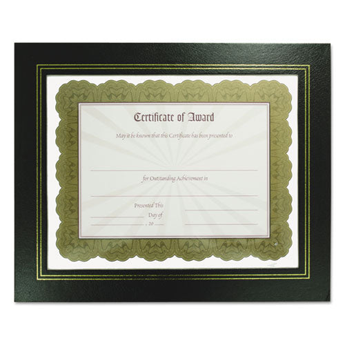 Leatherette Document Frame, 8.5 X 11, Burgundy, Pack Of Two