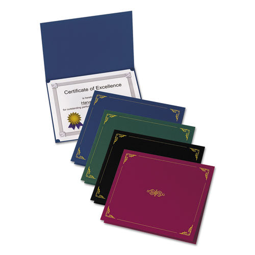 Certificate Holder, 11.25 X 8.75, Burgundy, 5/pack