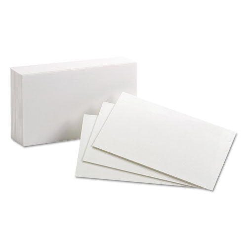 Ruled Index Cards, 3 X 5, White, 100/pack