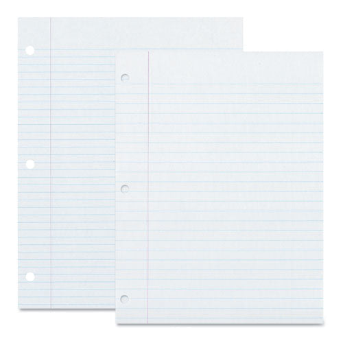 Ecology Filler Paper, 3-hole, 8 X 10.5, Wide/legal Rule, 150/pack