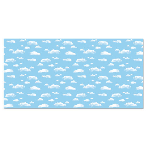 Fadeless Designs Bulletin Board Paper, Clouds, 48" X 50 Ft Roll