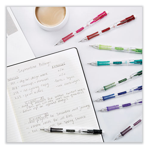 Clear Point Mechanical Pencil, 0.9 Mm, Hb (#2.5), Black Lead, Assorted Barrel Colors, 2/pack