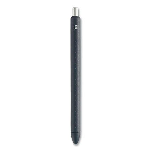 Inkjoy Gel Pen, Retractable, Medium 0.7 Mm, Black Ink, Black Barrel, 8/pack