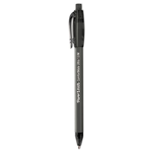 Comfortmate Ultra Ballpoint Pen, Retractable, Medium 1 Mm, Blue Ink, Blue Barrel, Dozen