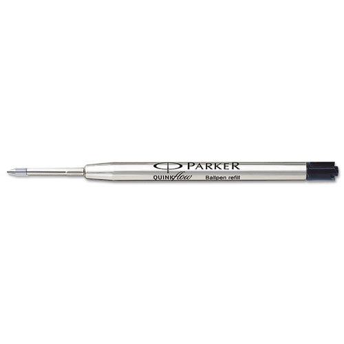 Refill For Parker Ballpoint Pens, Medium Conical Tip, Black Ink