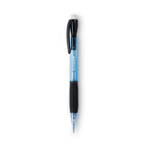 Champ Mechanical Pencil, 0.7 Mm, Hb (#2.5), Black Lead, Blue Barrel, Dozen