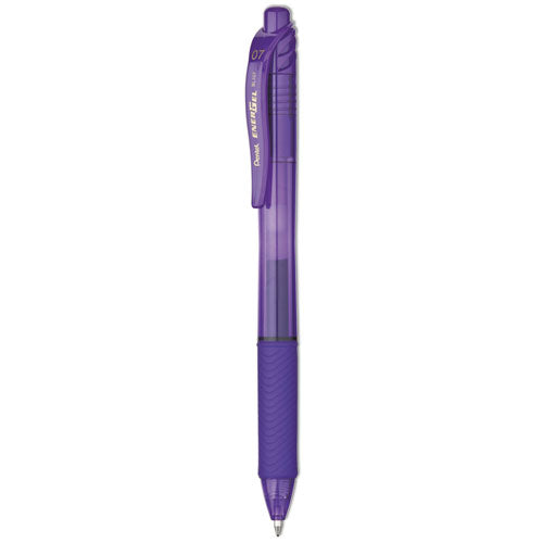 Energel-x Gel Pen, Retractable, Medium 0.7 Mm, Blue Ink, Blue Barrel, Dozen