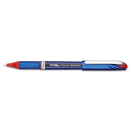 Energel Nv Gel Pen, Stick, Medium 0.7 Mm, Blue Ink, Blue Barrel, Dozen