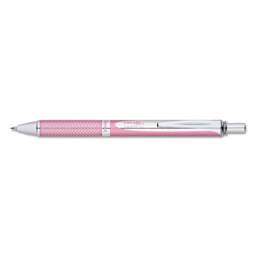 Energel Alloy Rt Gel Pen, Retractable, Medium 0.7 Mm, Violet Ink, Violet Barrel