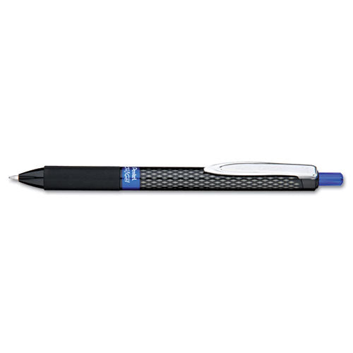 Oh! Gel Pen, Retractable, Medium 0.7 Mm, Black Ink, Black Barrel, Dozen