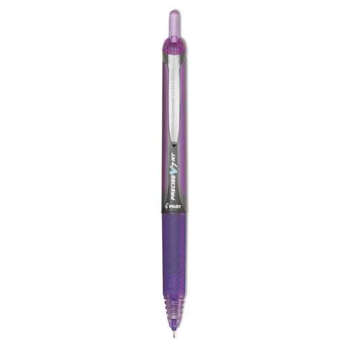 Precise V7rt Roller Ball Pen, Retractable, Fine 0.7 Mm, Blue Ink, Blue Barrel