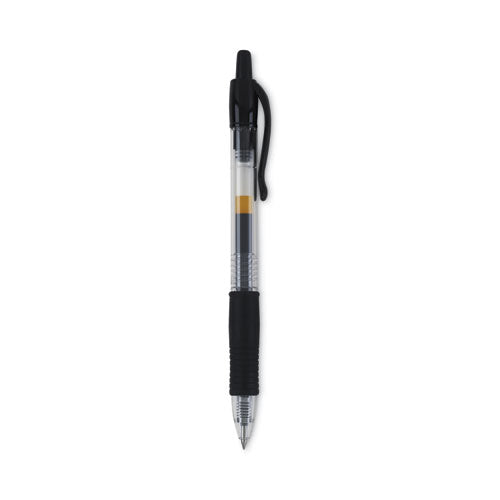 G2 Premium Gel Pen, Retractable, Extra-fine 0.5 Mm, Black Ink, Smoke Barrel, Dozen