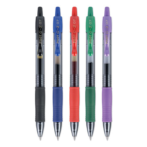 G2 Premium Gel Pen, Retractable, Extra-fine 0.5 Mm, Black Ink, Smoke Barrel, Dozen