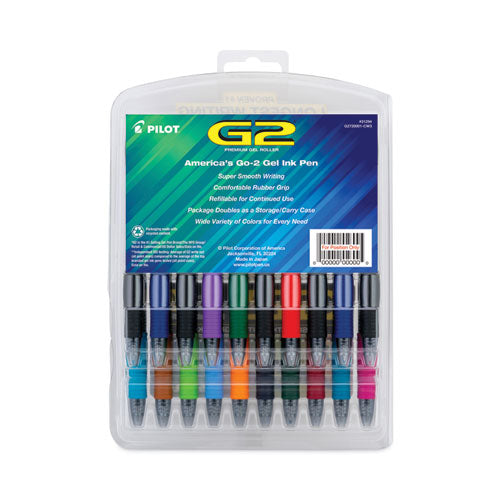 G2 Premium Gel Pen, Retractable, Fine 0.7 Mm, Assorted Ink And Barrel Colors, 20/pack
