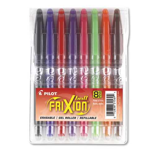 Frixion Ball Erasable Gel Pen, Stick, Fine 0.7 Mm, Blue Ink, Blue Barrel