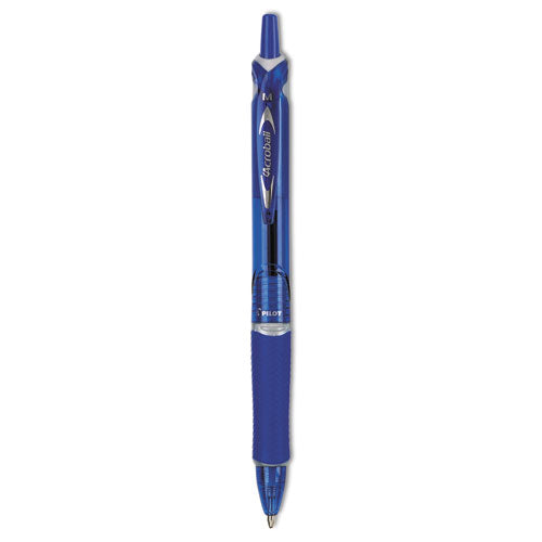 Acroball Colors Advanced Ink Ballpoint Pen, Retractable, Medium 1 Mm, Black Ink, Black Barrel