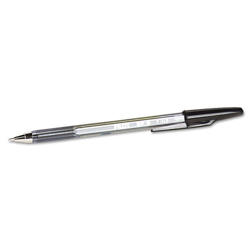 Better Ballpoint Pen, Stick, Medium 1 Mm, Black Ink, Smoke Barrel, Dozen