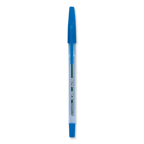 Better Ballpoint Pen, Stick, Medium 1 Mm, Blue Ink, Translucent Blue Barrel, Dozen