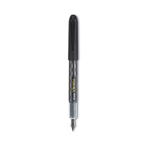 Varsity Fountain Pen, Medium 1 Mm, Black Ink, Gray Pattern Wrap