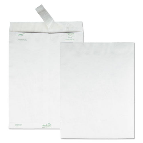 Lightweight 14 Lb Tyvek Catalog Mailers, First Class, #6 1/2, Square Flap, Redi-strip Adhesive Closure, 6 X 9, White, 100/box