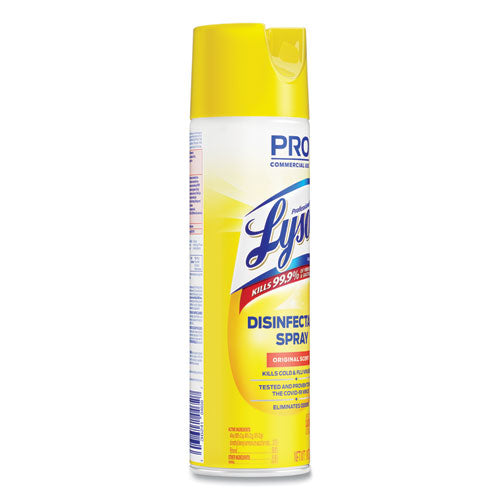 Disinfectant Spray, Original Scent, 19 Oz Aerosol Spray