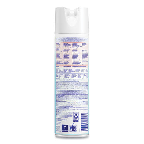 Disinfectant Spray, Crisp Linen, 19 Oz Aerosol Spray, 12/carton