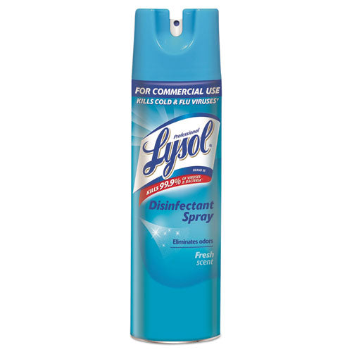 Disinfectant Spray, Crisp Linen, 19 Oz Aerosol Spray, 12/carton