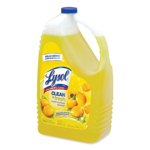Clean And Fresh Multi-surface Cleaner, Sparkling Lemon And Sunflower Essence, 144 Oz Bottle