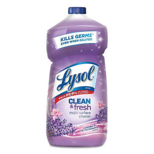 Clean And Fresh Multi-surface Cleaner, Sparkling Lemon And Sunflower Essence, 10.75 Oz Bottle, 20/carton