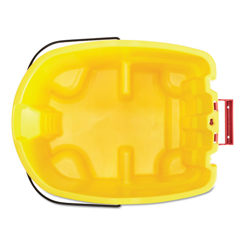 Cubeta Wavebrake 2.0, 8,75 galones, plástico, amarillo