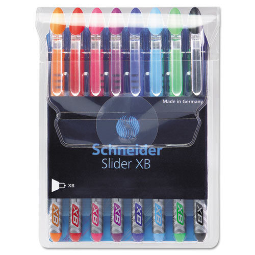 Slider Basic Ballpoint Pen, Stick, Extra-bold 1.4 Mm, Violet Ink, Violet Barrel, 10/box