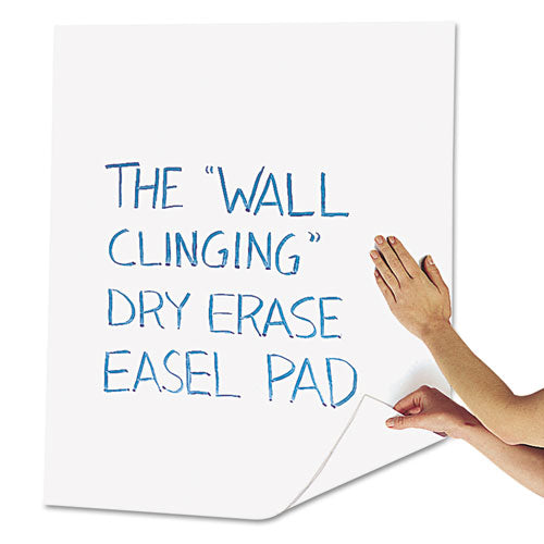 Write On-cling On Easel Pad, Unruled, 27 X 34, White, 35 Sheets