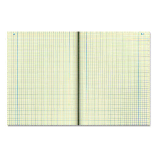 Computation Notebook, Quadrille Rule (4 Sq/in), Brown Cover, (75) 11.75 X 9.25 Sheets