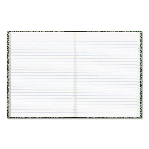 Lab Notebook, Wide/legal Rule, Green Marble Cover, (96) 10.13 X 7.88 Sheets