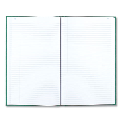 Emerald Series Account Book, Green Cover, 12.25 X 7.25 Sheets, 300 Sheets/book