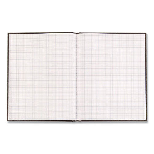 Professional Quad Notebook, Quadrille Rule (4 Sq/in), Black Cover, (96) 9.25 X 7.25 Sheets