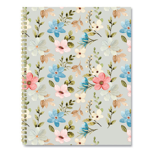 Monthly 14-month Planner, Spring Floral Watercolor Artwork, 11 X 8.5, Multicolor Cover, 14-month (dec To Jan): 2023 To 2025