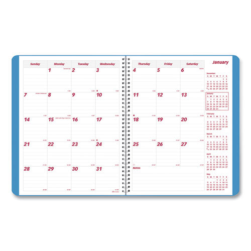 Mountains 14-month Planner, Mountains Photography, 11 X 8.5, Blue/green Cover, 14-month (dec To Jan): 2023 To 2025