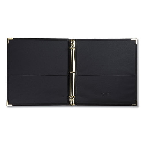 Classic Collection Ring Binder, 3 Rings, 1" Capacity, 11 X 8.5, Black