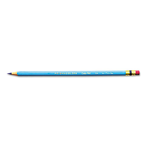 Col-erase Pencil With Eraser, 0.7 Mm, 2b (#1), Assorted Lead/barrel Colors, Dozen