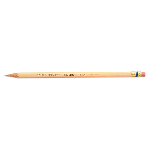 Col-erase Pencil With Eraser, 0.7 Mm, 2b (#1), Assorted Lead/barrel Colors, 24/pack