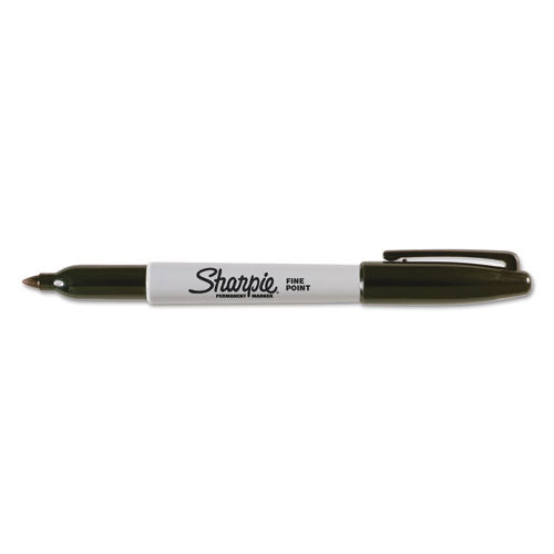 Fine Tip Permanent Marker, Fine Bullet Tip, Black