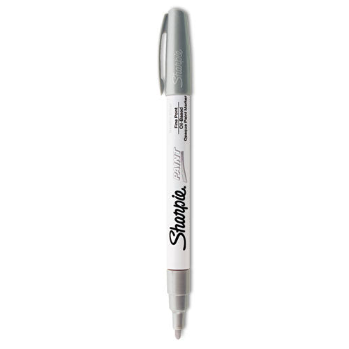 Permanent Paint Marker, Fine Bullet Tip, Silver