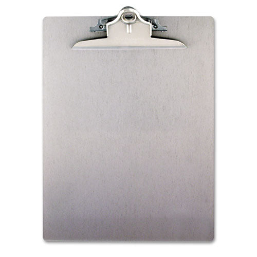 Recycled Aluminum Clipboard With High-capacity Clip, 1" Clip Capacity, Holds 8.5 X 14 Sheets, Silver