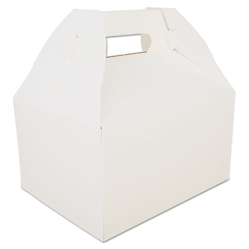 Cajas de Granero para Llevar, Capacidad de 10 Lb, 8.88 X 5 X 6.75, Blancas, Papel, 150/cartón