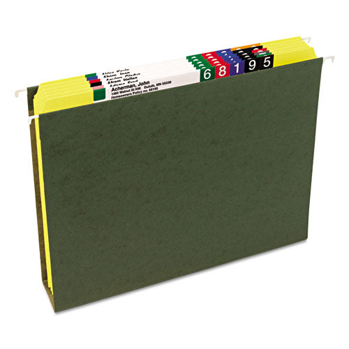 Reinforced Top Tab Colored File Folders, Straight Tabs, Letter Size, 0.75" Expansion, Yellow, 100/box